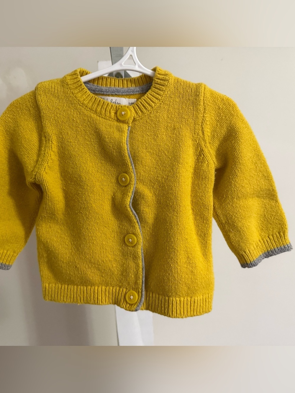Baby Boden Wool Blend Polar Bear Cardigan